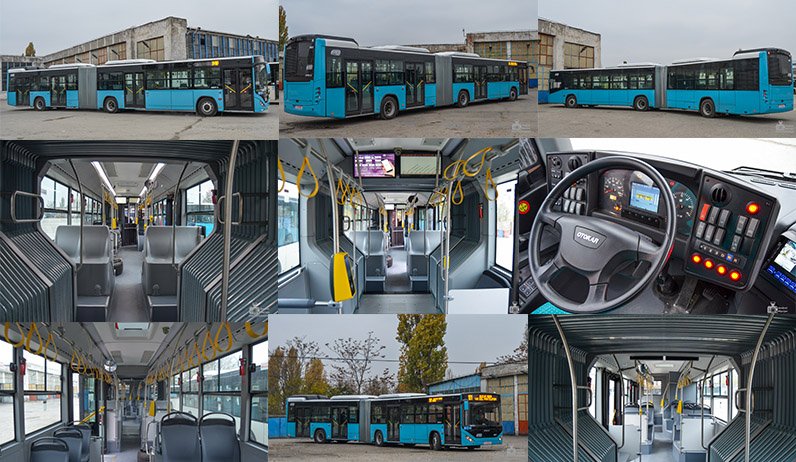 Prezentare: Autobuzele articulate Otokar Kent 18 metri din București