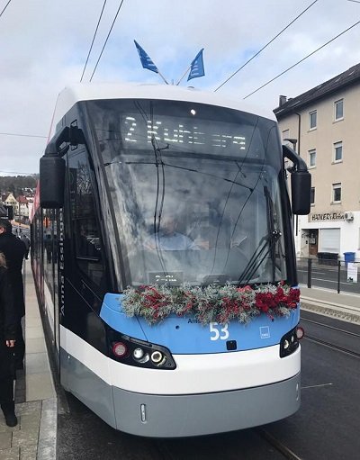 Siemens a lansat o nouă linie de tramvai cu noul Avenio M în ULM