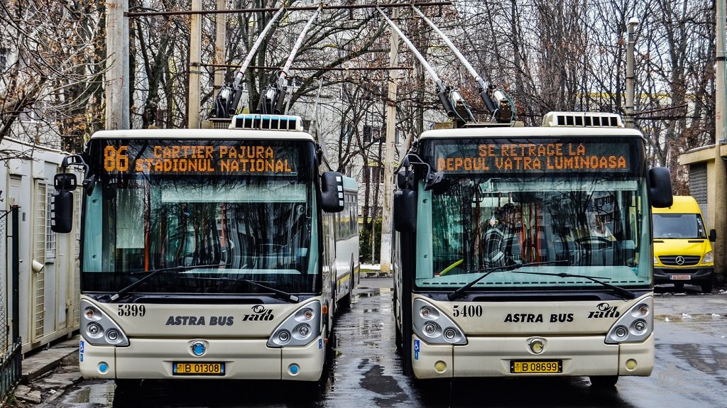 RATB achiziționează piese pentru troleibuzele Astra Irisbus