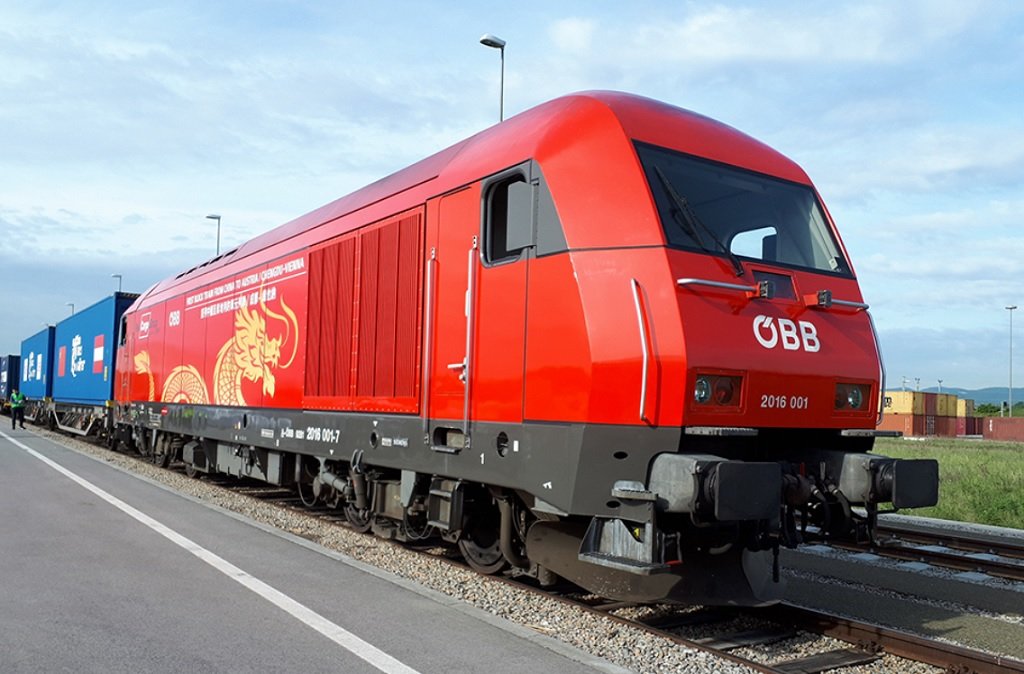Primul tren Rail Cargo Group a parcurs distanța China – Austria în 15 zile