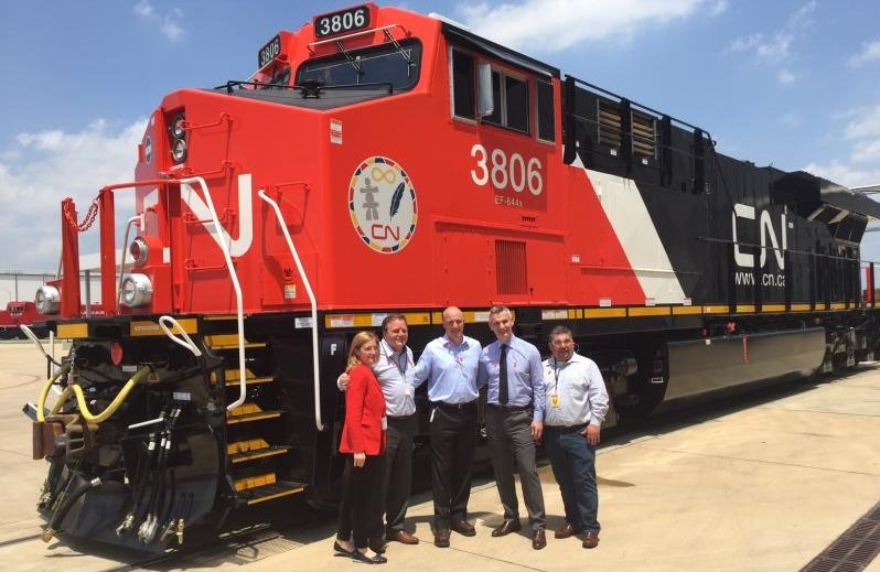 GE Transportation a finalizat prima din cele 200 de locomotive pentru Canadian National Railway