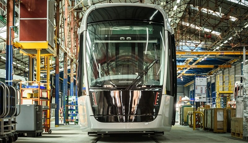 Alstom prezintă în premieră tramvaiul Citadis X05 pentru Caen la mer în Franța