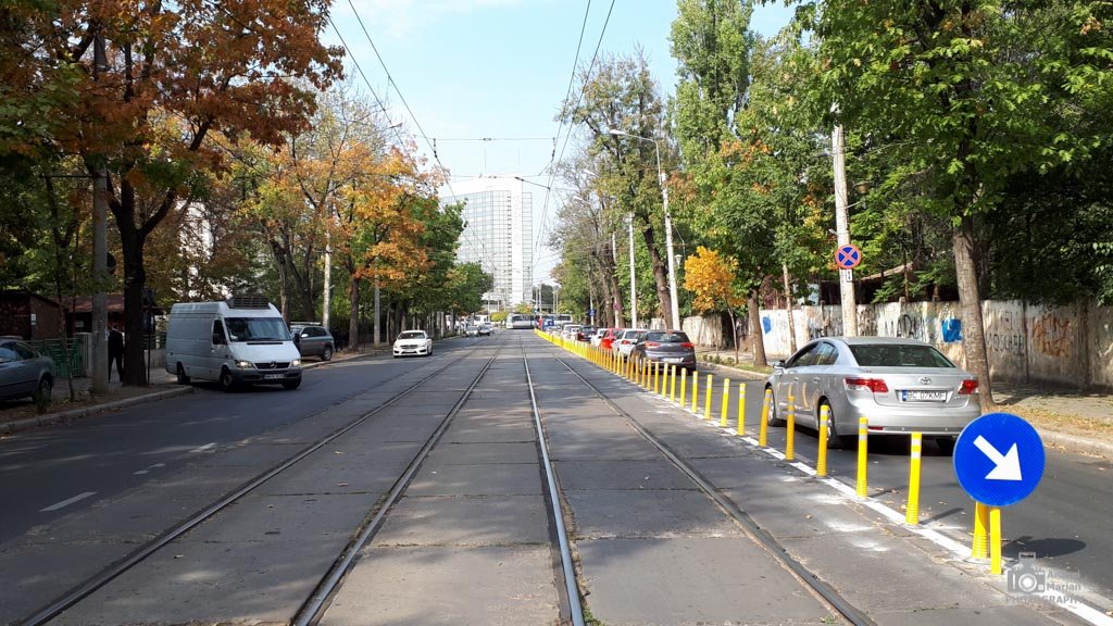 Linia de metrou ușor 41 va fi delimitata în totalitate de traficul auto