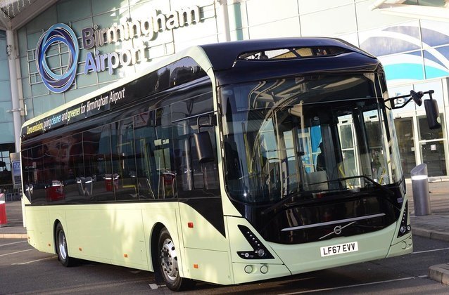 Aeroporturile din Birmingham și Dublin aleg autobuzele electrice Volvo