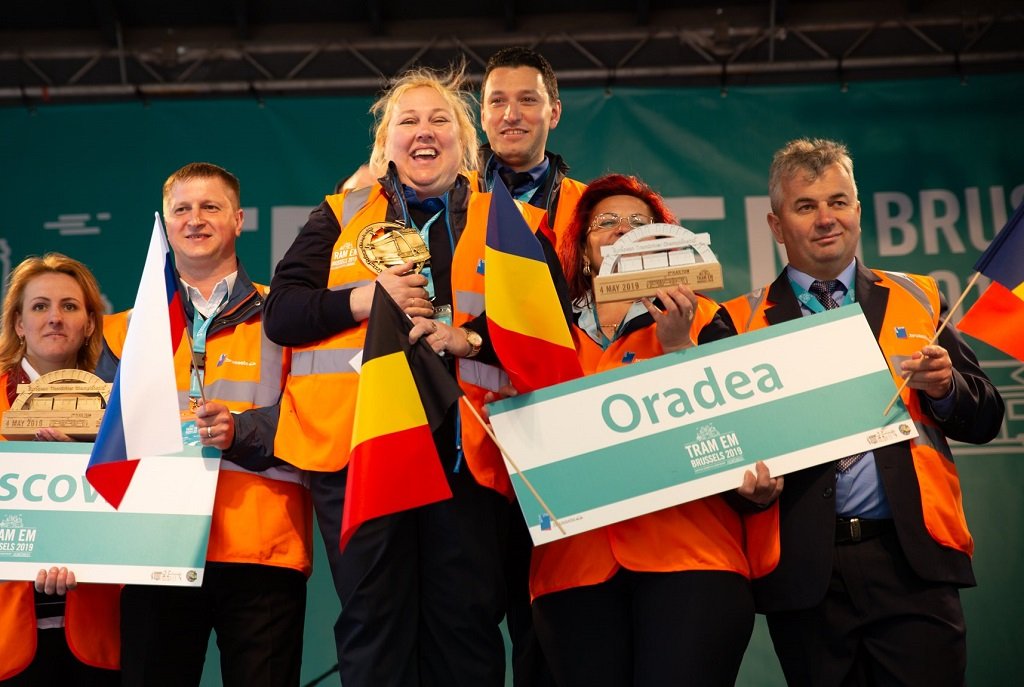 Oradea a câștigat locul 3 la campionatul european al conducătorilor de tramvai