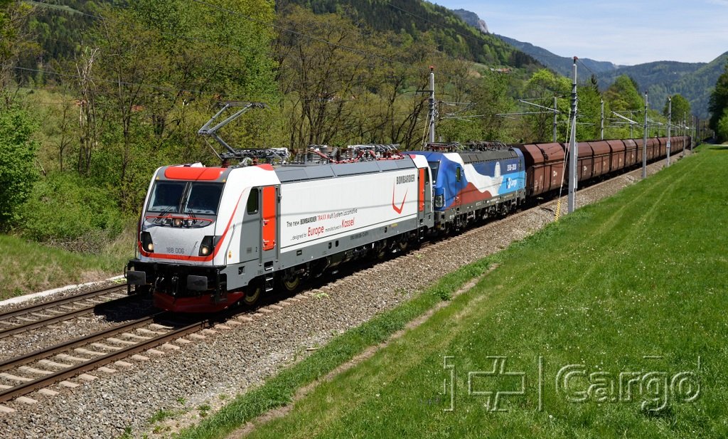CD Cargo a intrat testat locomotiva Bombardier Traxx în Austria