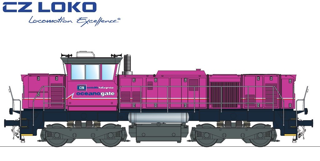 Oceanogate Italia cumpără o locomotivă 741.7 de la CZ Loko pentru operarea în noul terminal Melho RHM
