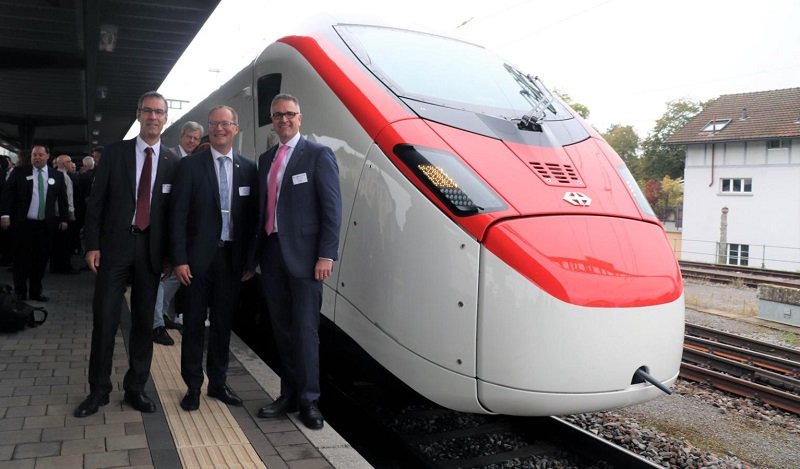 Stadler și SBB inaugurează primul tren al serviciului de mare viteză Giruno