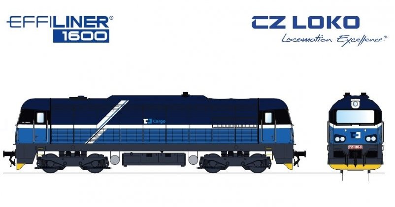 CD Cargo prima locomotivă EffiLiner 1600 de la CZ Loko până la finalul anului