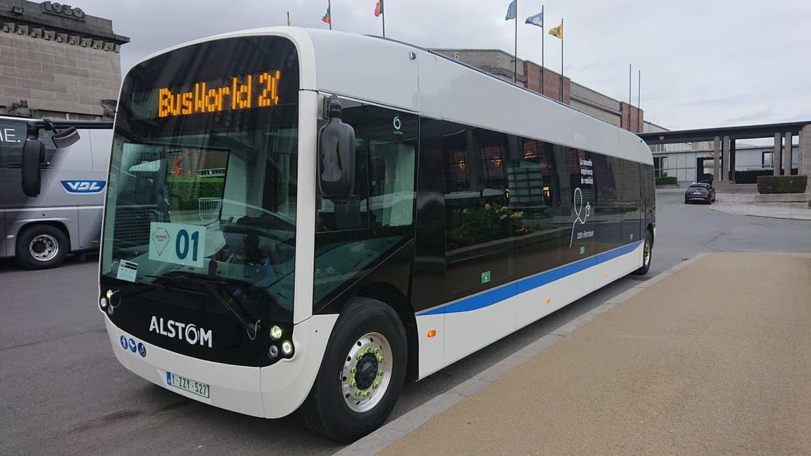 Alstom a prezentat primul vehicul de serie Aptis la Busworld 2019