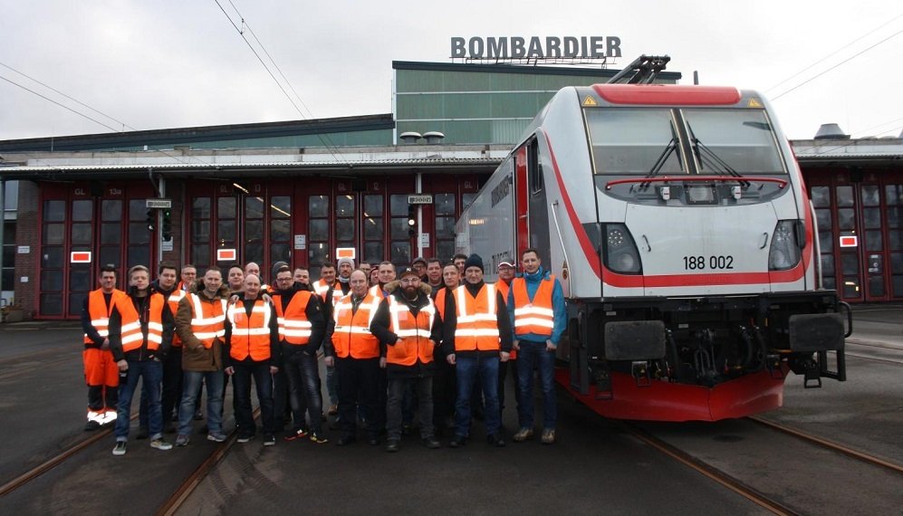 TX Logistik își specializează mecanicii pentru noile locomotive Traxx la uzinele Bombardier din Kassel