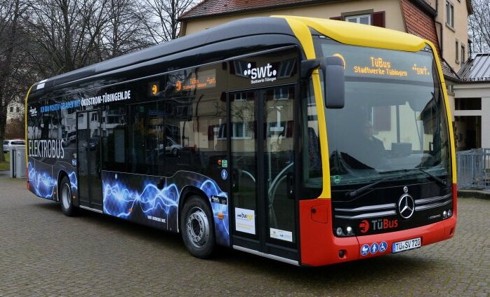 Tübingen a introdus în circulație primul autobuz electric eCitaro