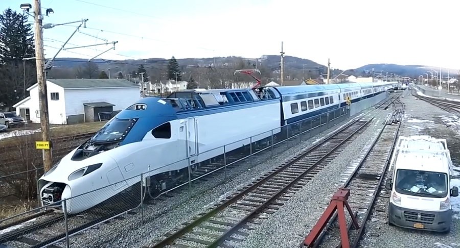 Amtrak prezintă primele imagini cu noua generație a trenurilor Acela