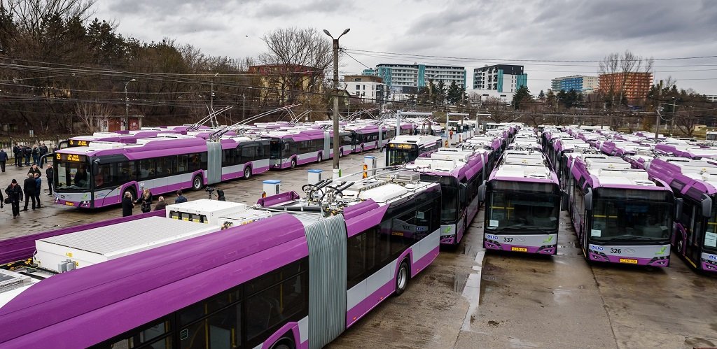 Troleibuzele Solaris Urbino 18 au intrat in circulație la Cluj Napoca