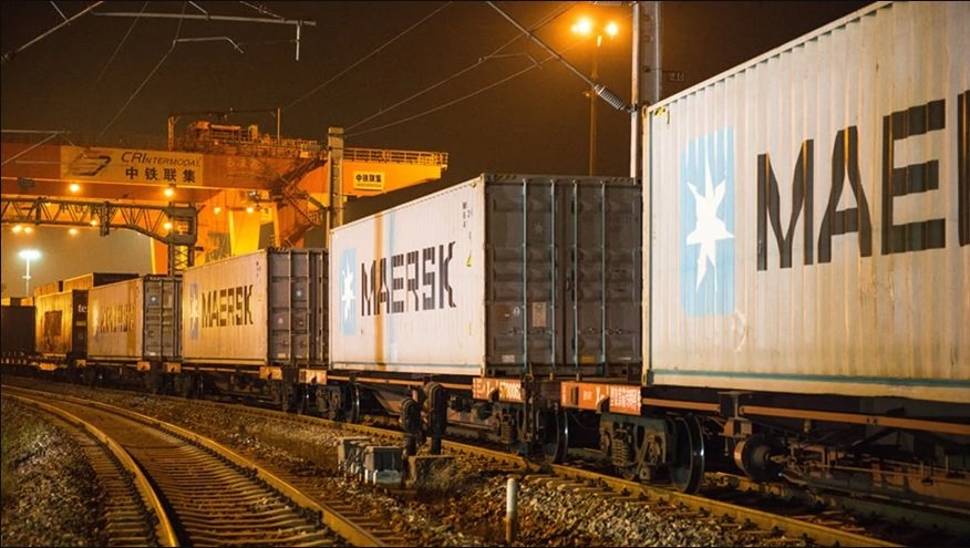 Maersk oferă un serviciu feroviar săptămânal din China către Turcia