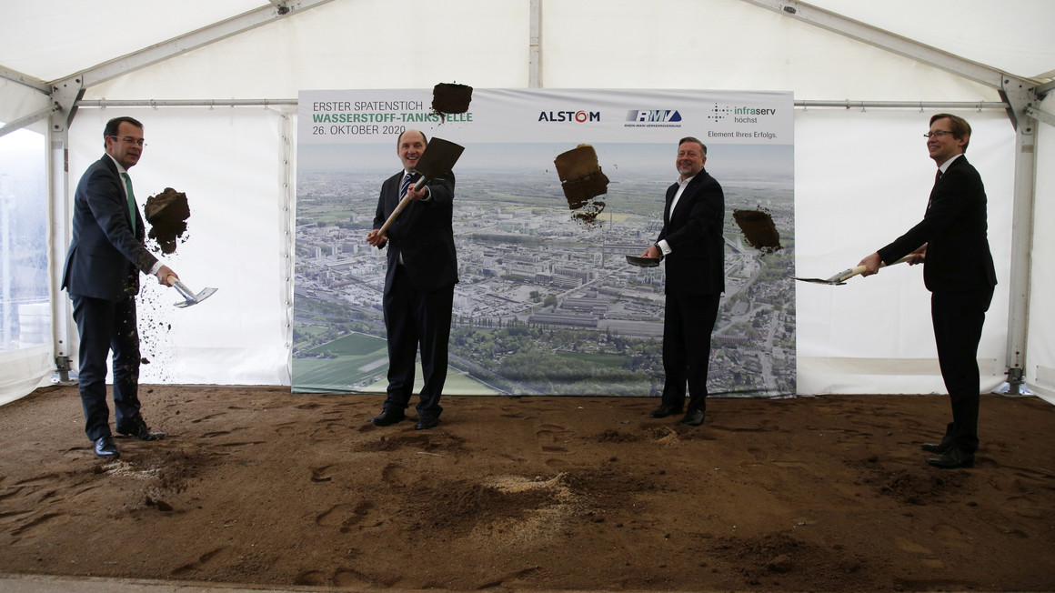 Alstom începe construcția primei stații de alimentare a trenurilor cu hidrogen
