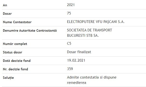 STB SA ar putea fi obligată de CNSC să semneze contractul pentru 40 de tramvaie de 18 metri