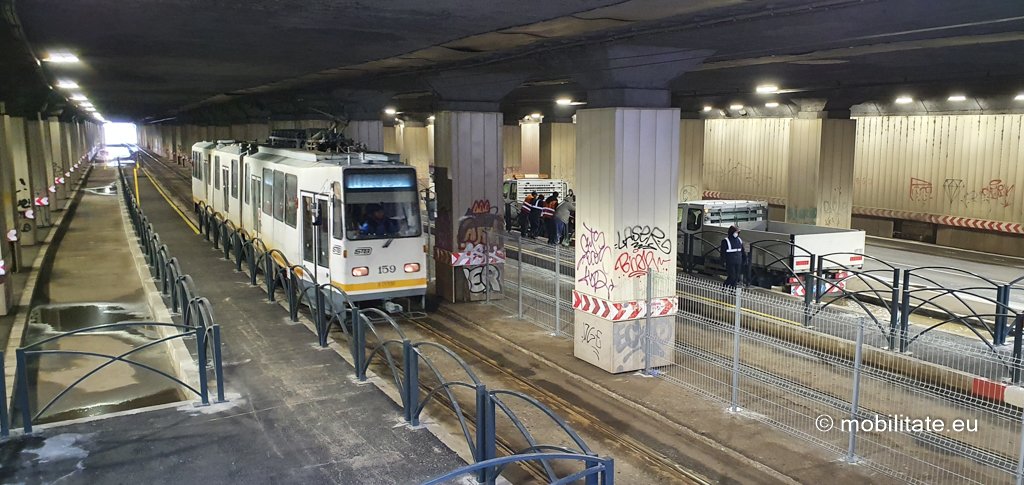 Se deschide stația de tramvai din Pasajul Victoria