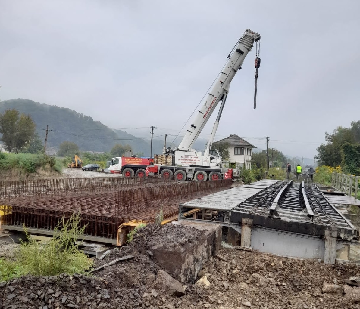 CFR SA - Pod nou de cale ferată între Apahida și Baia Mare