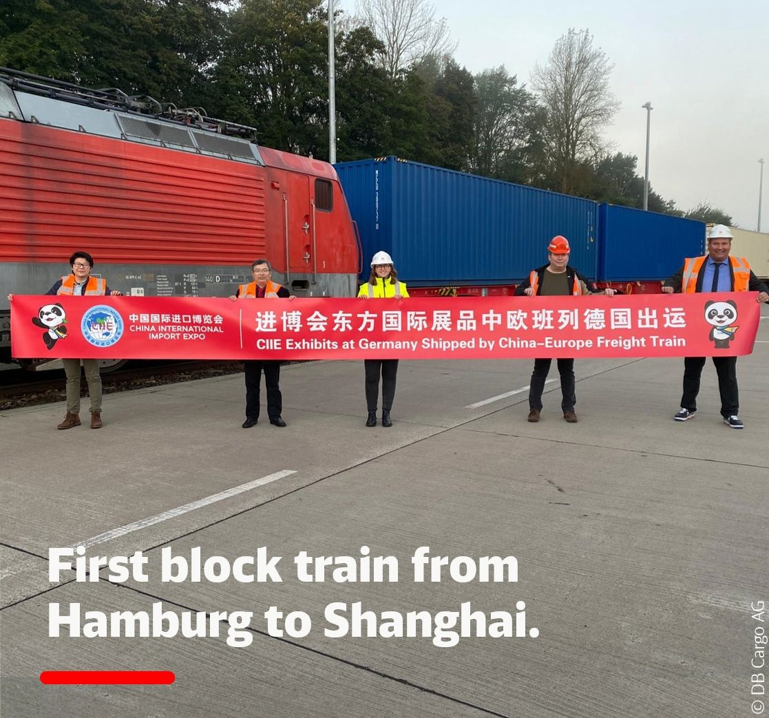 DB Cargo a inaugurat primul tren de la Hamburg la Shanghai urmând să crească volumul de trafic pe această rută