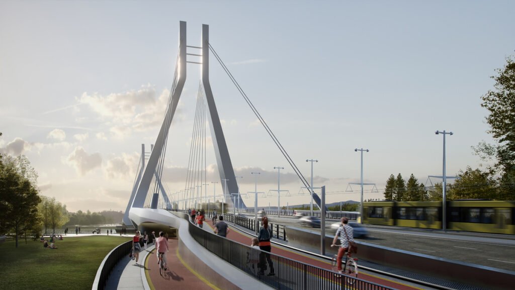 Budapesta va avea un nou pod peste Dunăre cu linie de tramvai și design modern