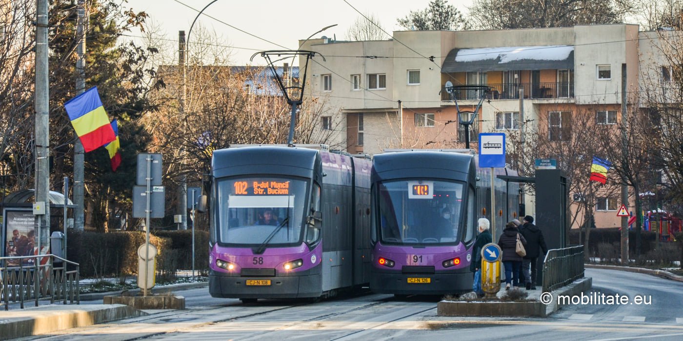 Cluj Napoca a devenit primul oraș din țară care exploatează exclusiv tramvaie noi