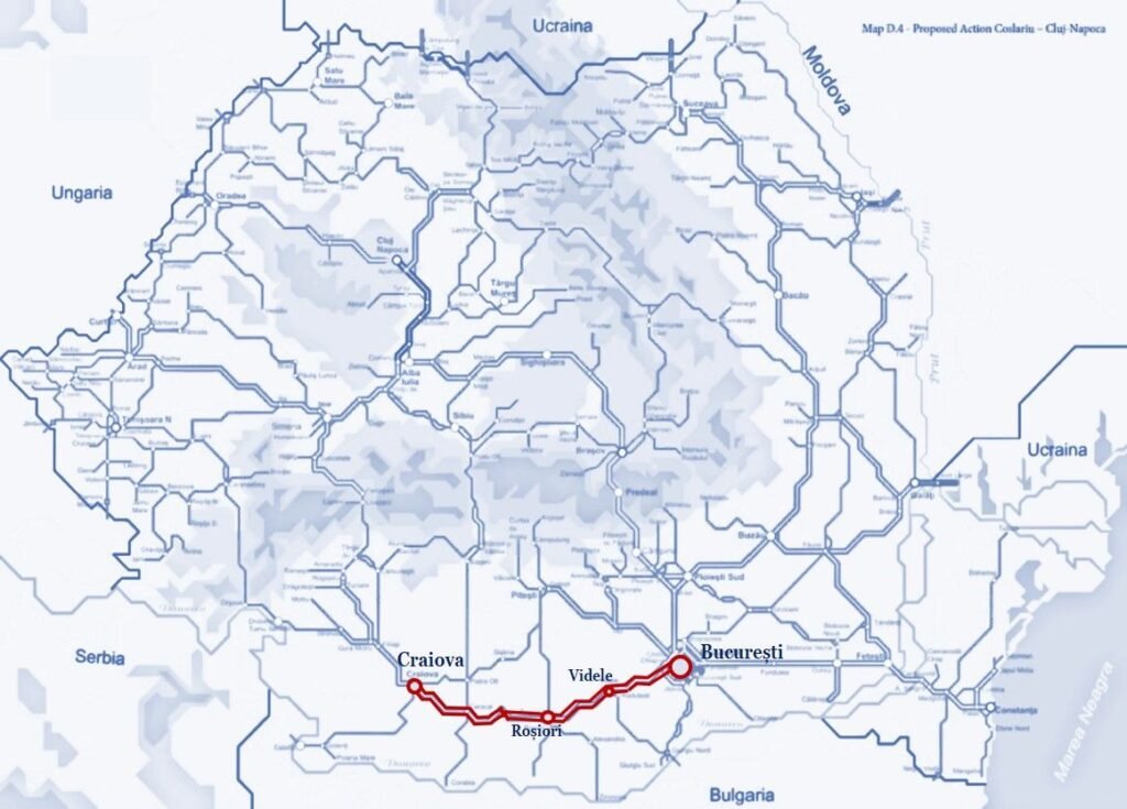 CFR SA anunță începerea studiilor de fezabilitate pentru modernizarea liniei București - Craiova