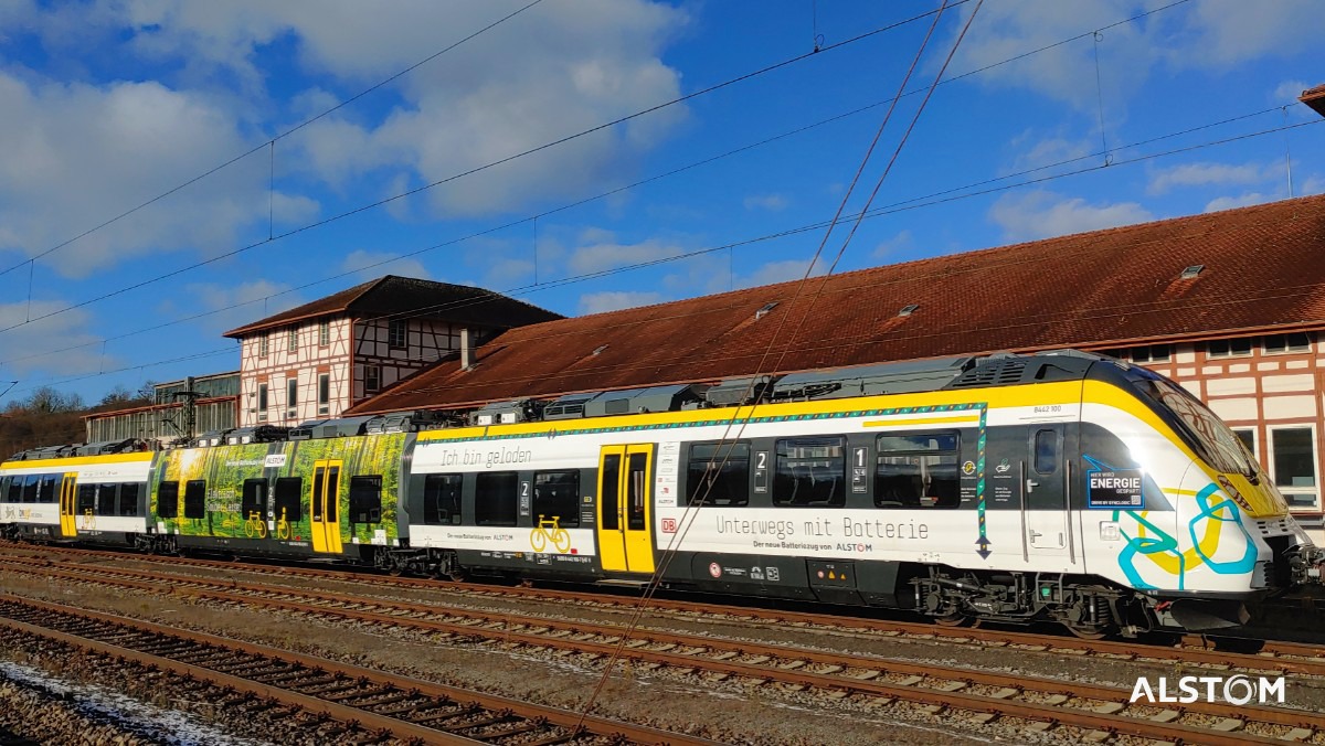 Germania - Alstom și DB testează primul tren cu baterii în operare comercială