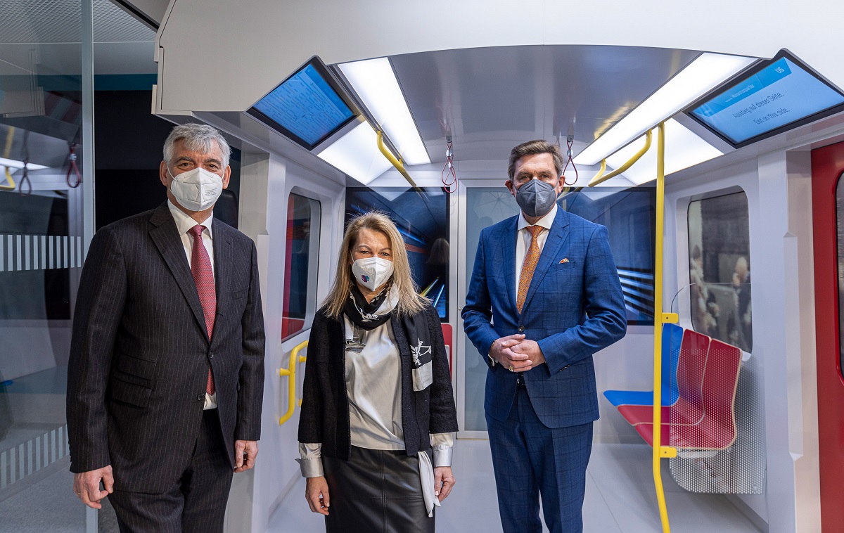 Wiener Linien prezintă un sistem inovator de informare a pasagerilor pentru noile metrouri