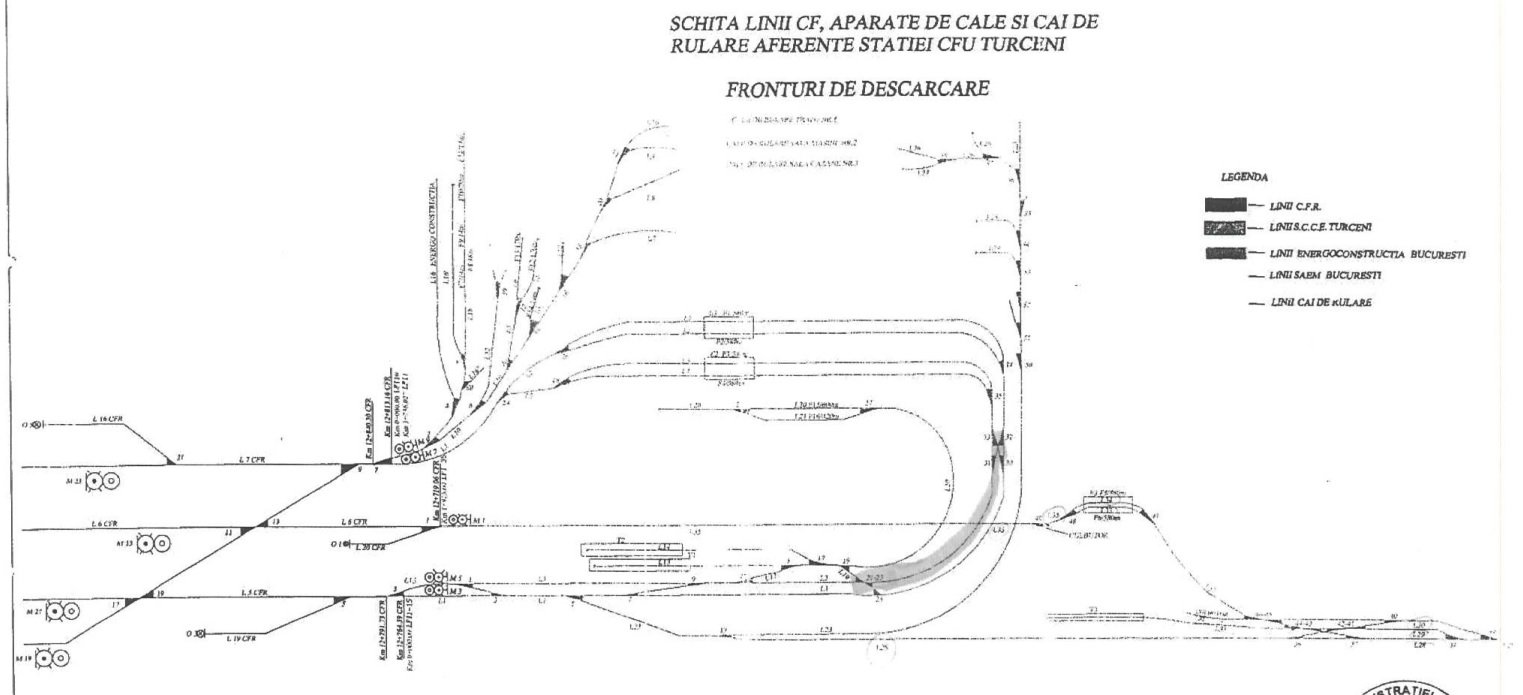 CE Oltenia desființează 6 linii feroviare din Complexul Energetic Turceni