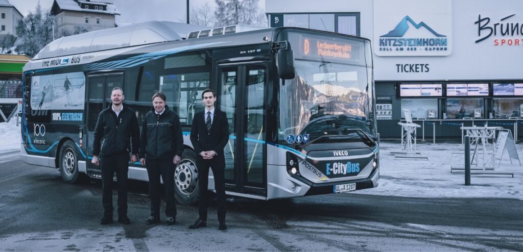 Austria – Postbus introduce primul autobuz electric care deservește turișii din Valea Kaprun