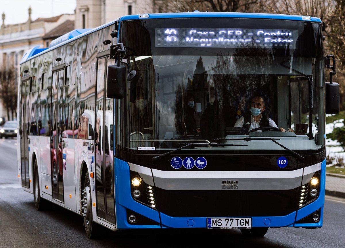 Primăria Târgu Mureș a introdus în traseu 20 de autobuze noi și moderne
