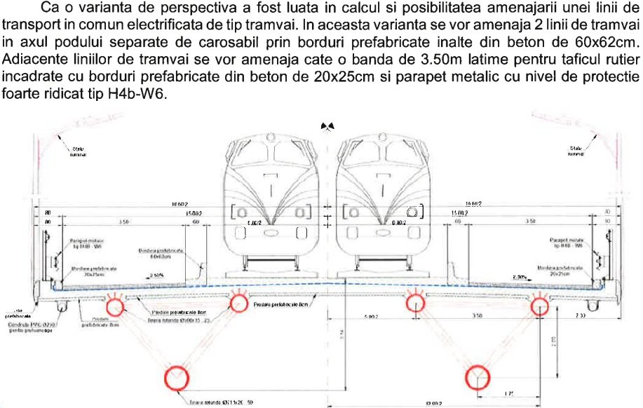 Reportaj – Structura pasajului Doamna Ghica așteapta tablierul metalic care permite și realizarea tramvaiului