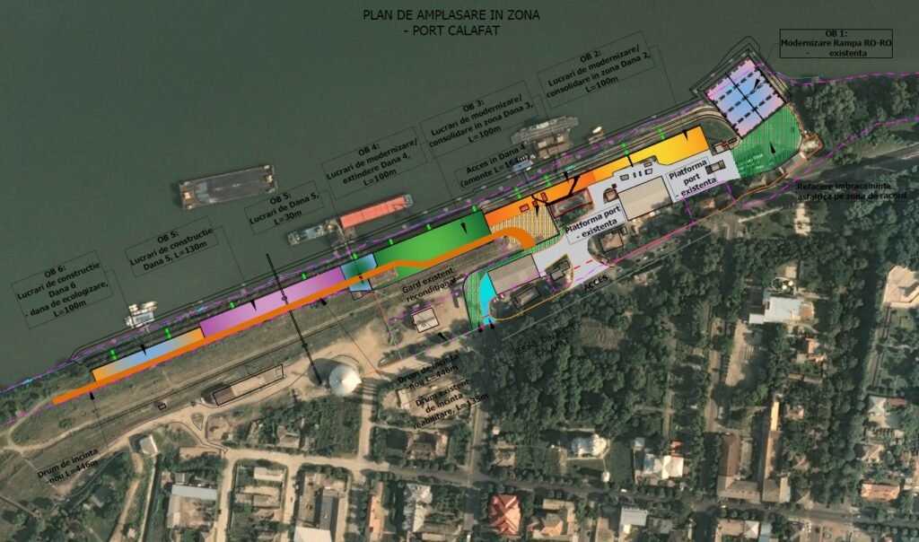 Licitație pentru lucrările de modernizare și extindere feroviară și portuară în portul Calafat