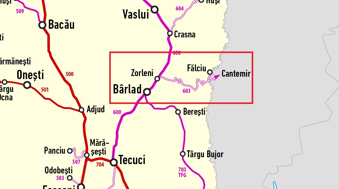 Criza din Ucraina redeschide linia Bârlad - Fălciu cu lungimea de peste 62 km din 15 martie