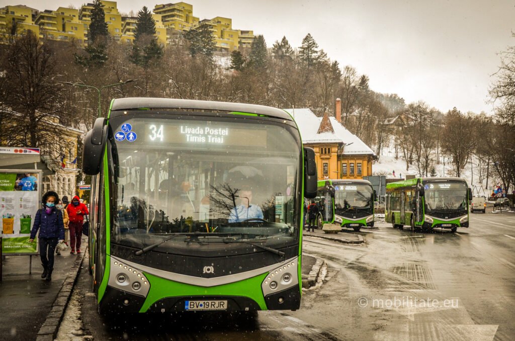 Primăria Brașov solicită finanțare pentru achiziția a încă 25 de autobuze electrice