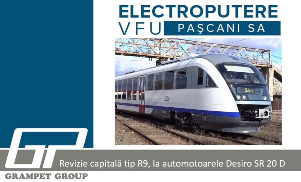 Electroputere VFU Pașcani anunță finalizarea reparației R9 la primul din lotul de 50 automotoare Desiro pentru CFR Călători