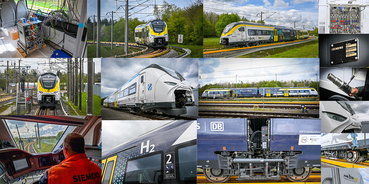Reportaj – Siemens Mobility testează rama electrică alimentată cu hidrogen Mireo Plus H în cadrul proiectului H2goesRail