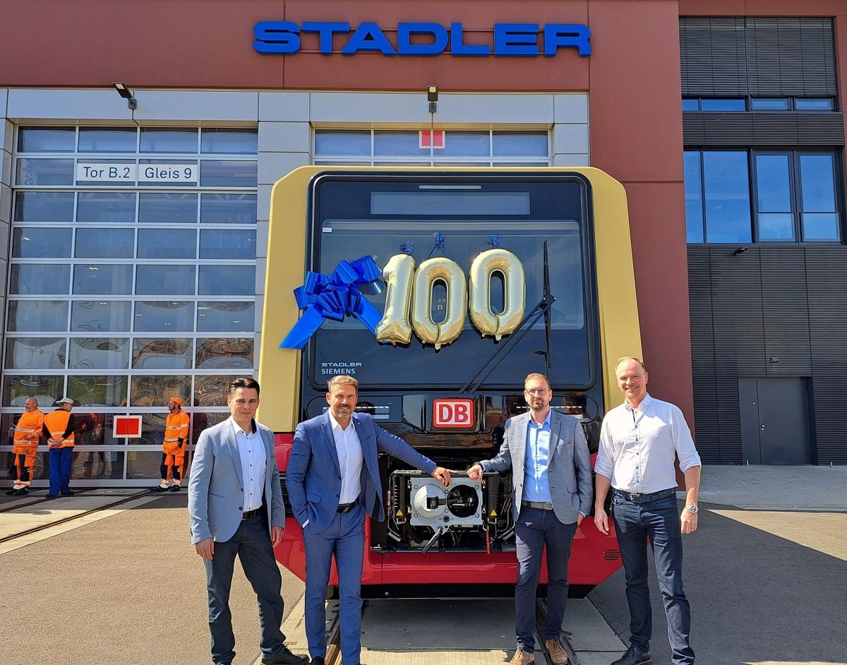 Asocierea Stadler – Siemens a finalizat trenul electric cu numărul 100 pentru S-Bahn Berlin în doar 3 ani