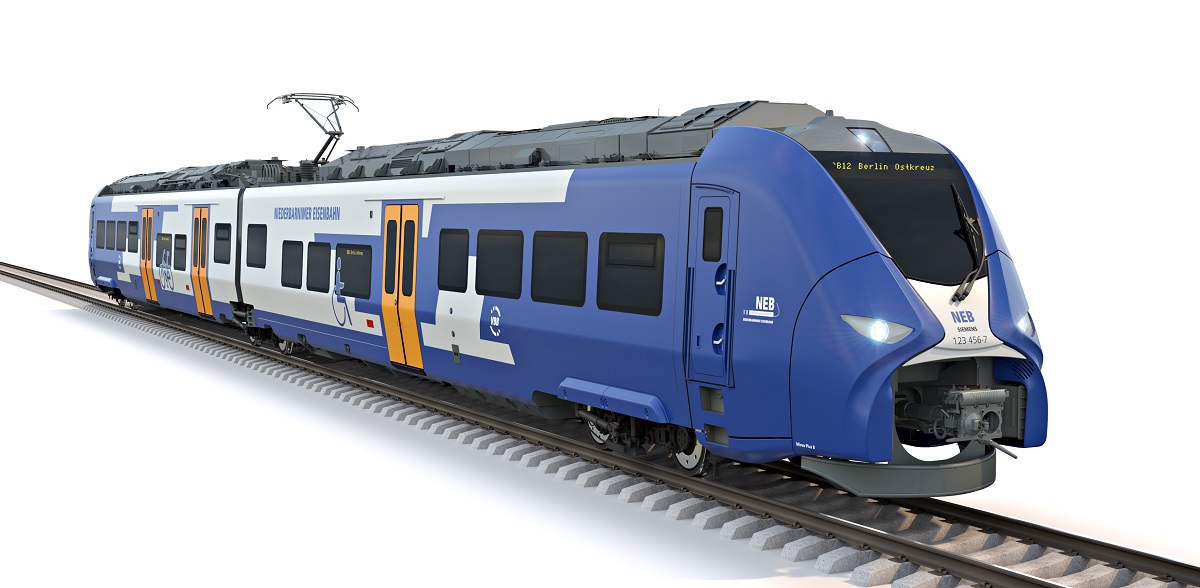 Siemens Mobility și Niederbarnimer Eisenbahn au prezentat designul ramelor Mireo Plus B și Plus H
