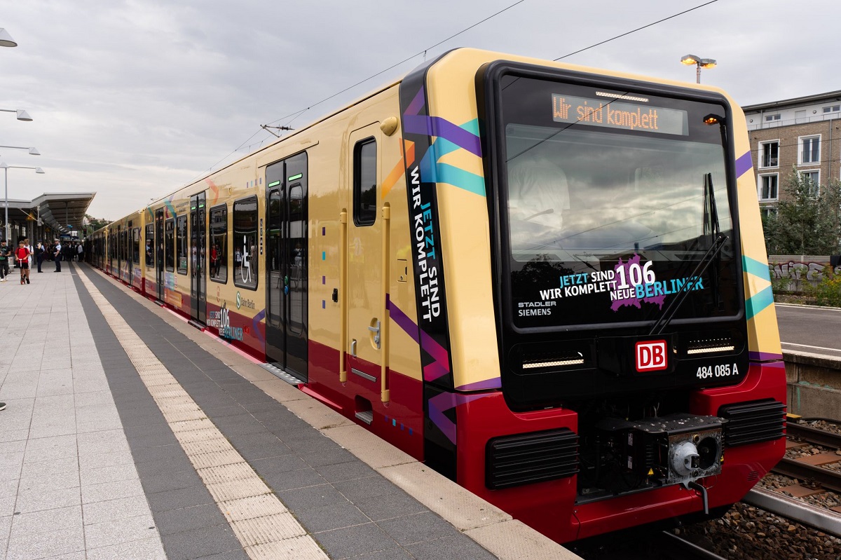 Siemens Stadler a livrat ultimul din cele 106 trenuri noi comandate de S-Bahn Berlin la mai puțin de 3 ani de la începerea livrărilor