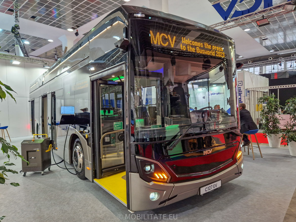 Busworld 2023 – Egiptenii de la MCV lansează full electricul C127 EV dezvoltat pentru piața din Germania