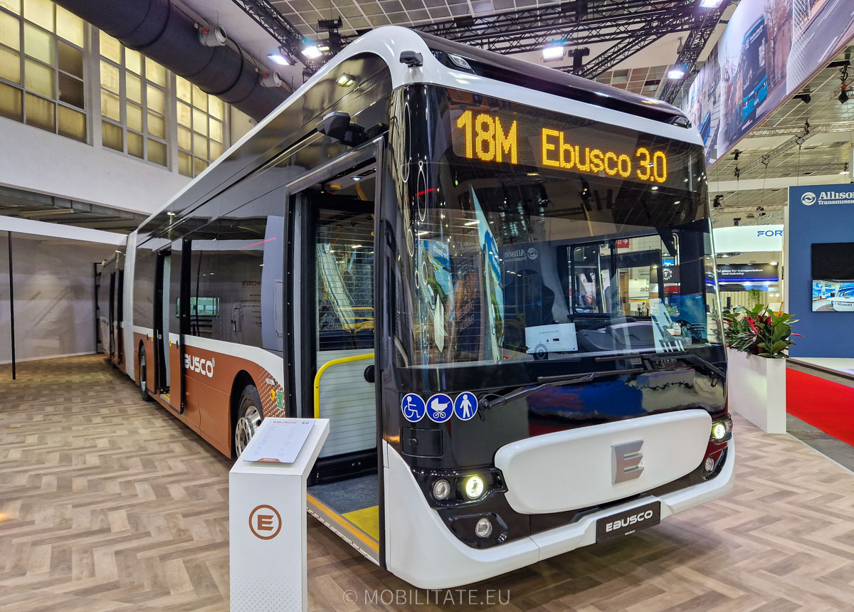 Busworld 2023 – Olandezii de la Ebusco prezintă full electricele urban de 18 metri și LE de 12 metri pentru Keolis