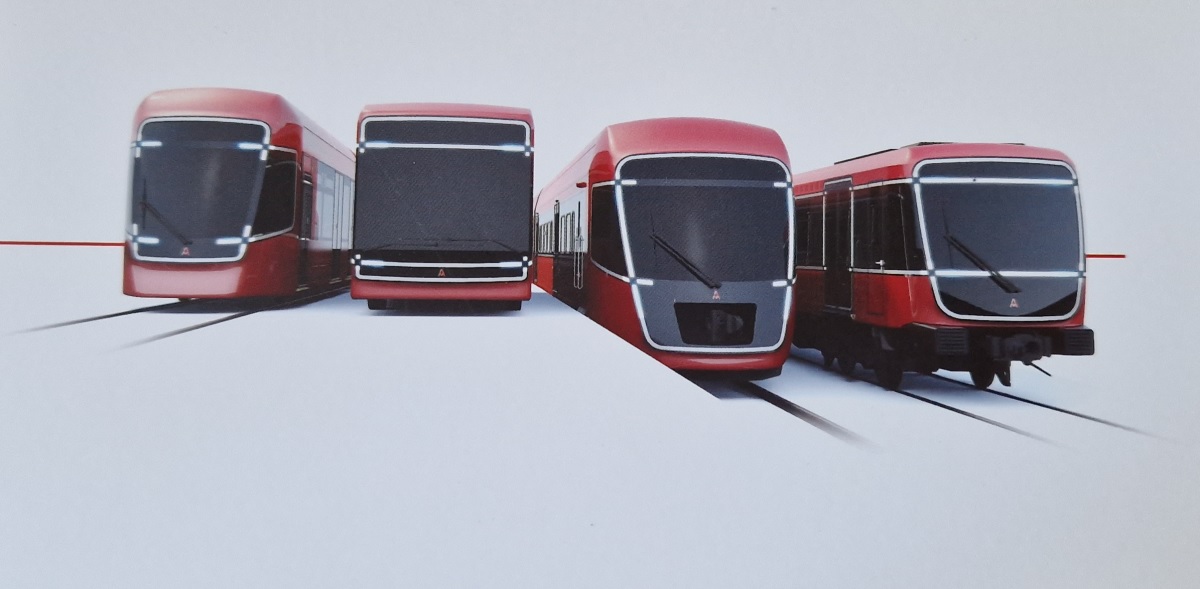 Cum vor arăta tramvaiul și metroul împreună cu EMU/DMU produse la Automecanica Mediaș după lansarea autobuzului electric la Brussels