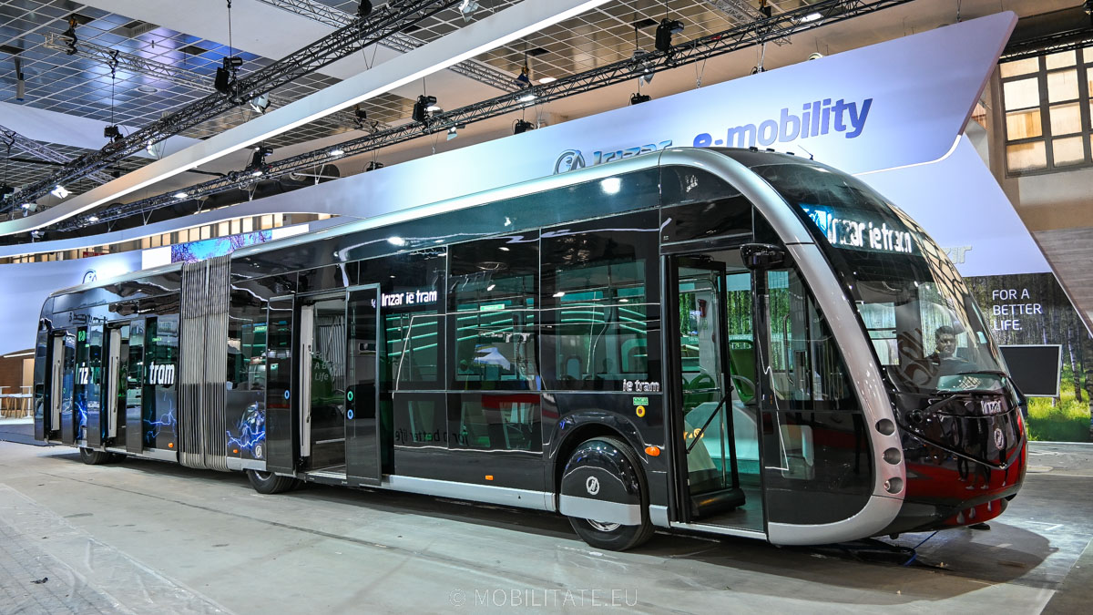 Busworld 2023 – Irizar prezintă autobuzul electric ie tram cu emisii 0 și autonomie de 350 km