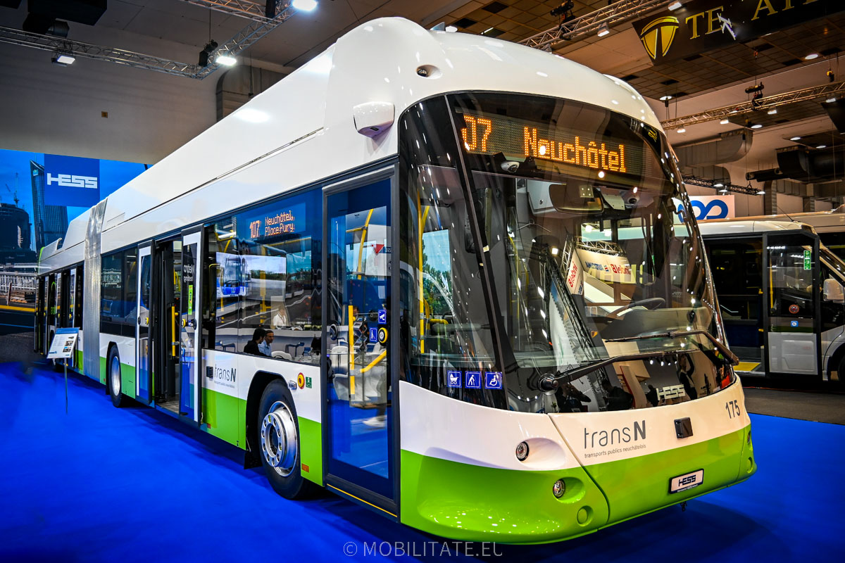 Busworld 2023 – HESS prezintă modelele full electrice și troleibuz lighTram 12 și 18