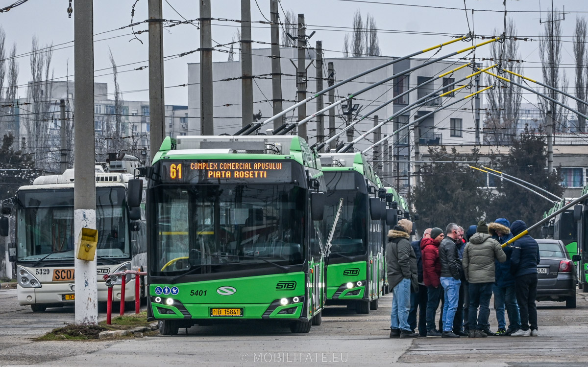 Troleibuzele Solaris nu vor începe să circule din 3 februarie din cauza întârzierii procedurilor de recepție