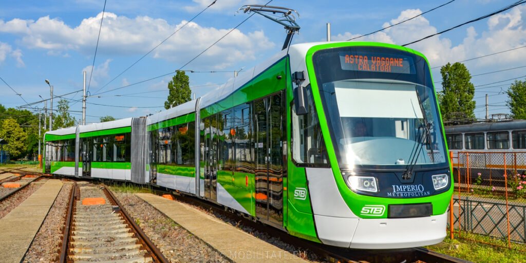 Doi ani de la prezentarea primului tramvai Imperio Metropolitan în București. Doar 8 tramvaie au mai rămas de livrat la STB