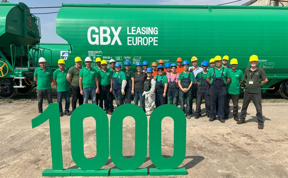 Greenbrier Europe a produs vagonul de cereale cu numărul 1000 la uzina din Caracal