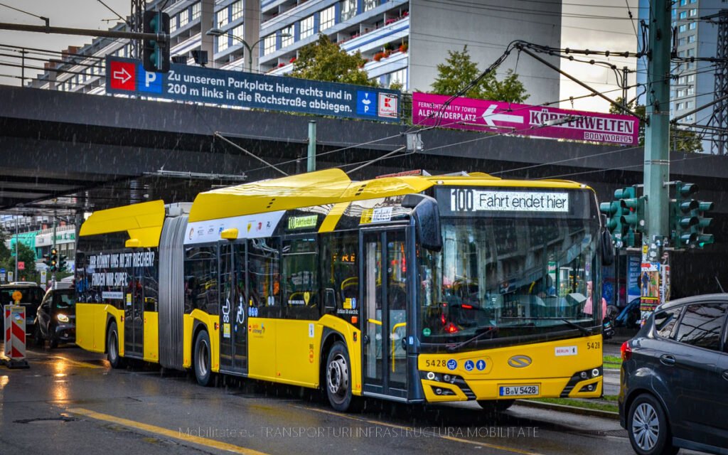 Încă 270 de autobuze electrice articulate Solaris la Berlin. Acordul cadru prevede livrarea a până la 700 de vehicule total electrice